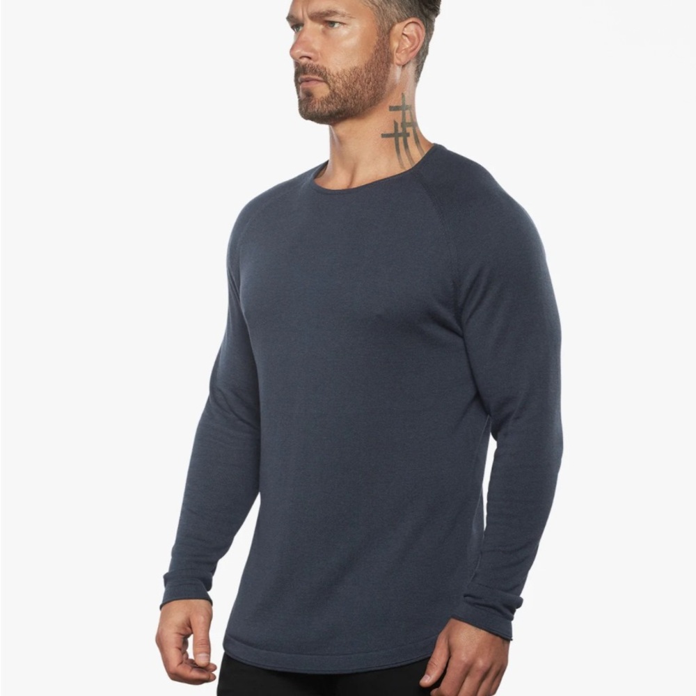 Weston Jon Boucher navy sweater